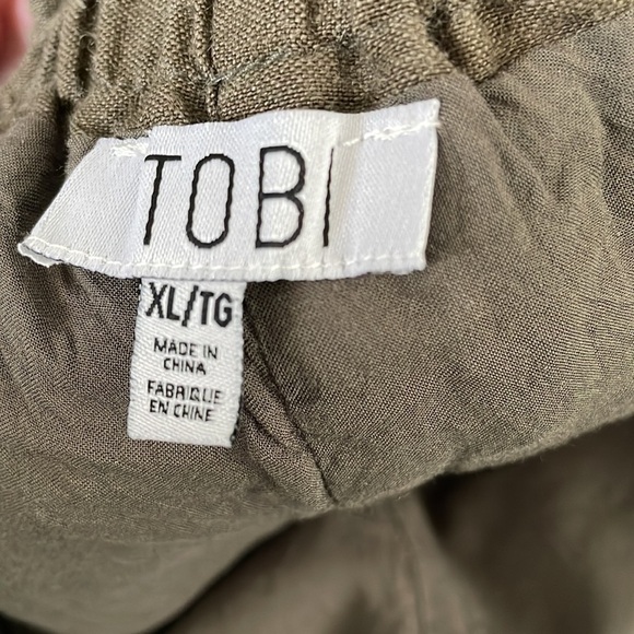 Women's Tobi Joelle Paperbag Waist Tie Belt Shorts XL - Picture 14 of 16